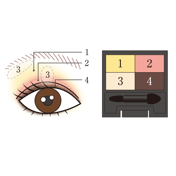 メイクパレット アイカラー 08